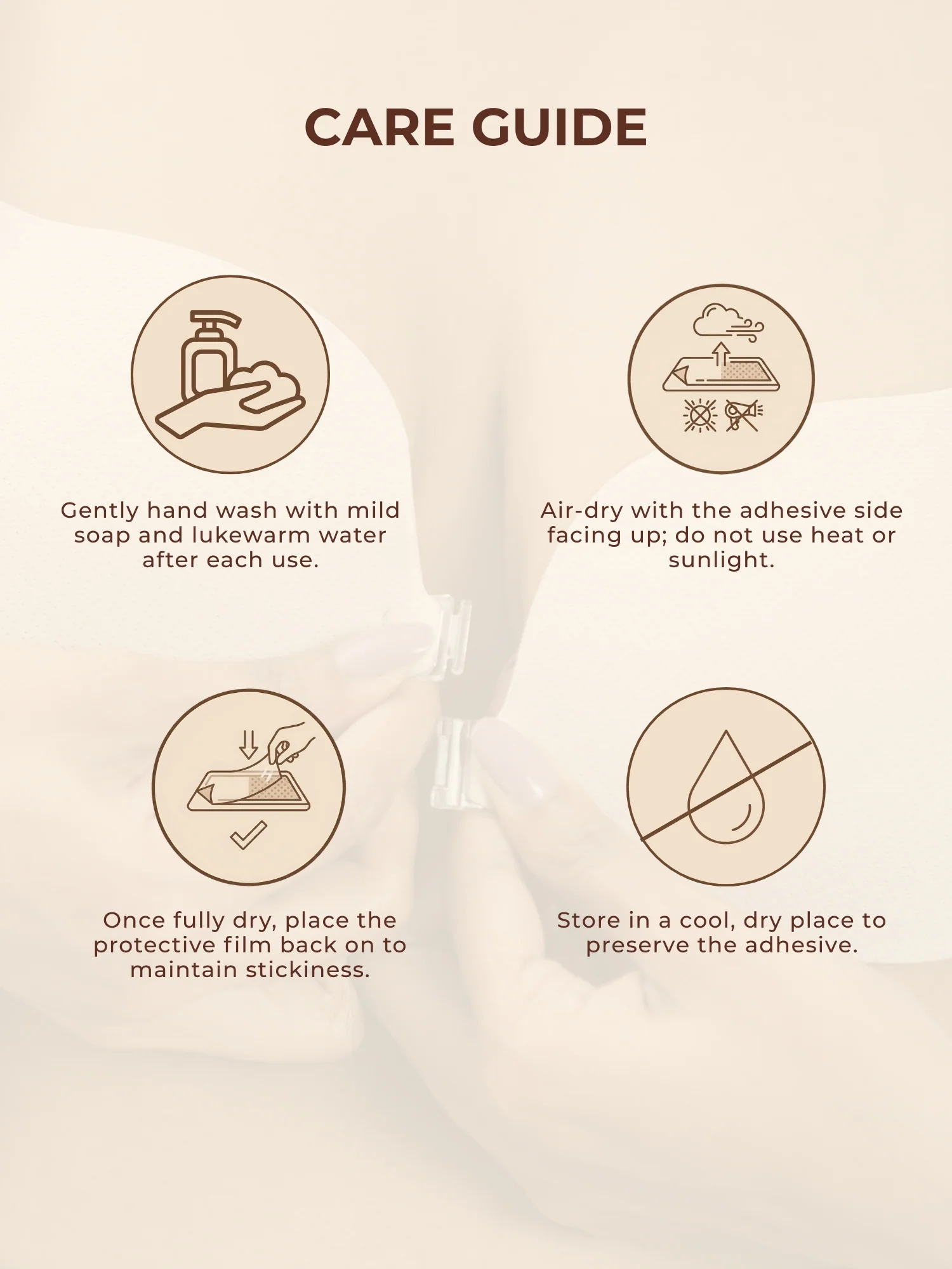 Adhesive Bra with Front Clip – Cotton, AirLock Glue, Extra Lift & Shape, Seamless Invisible Finish - Image 11